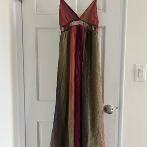 Zara Multicolor Sleeveless Maxi Sundress with gems
